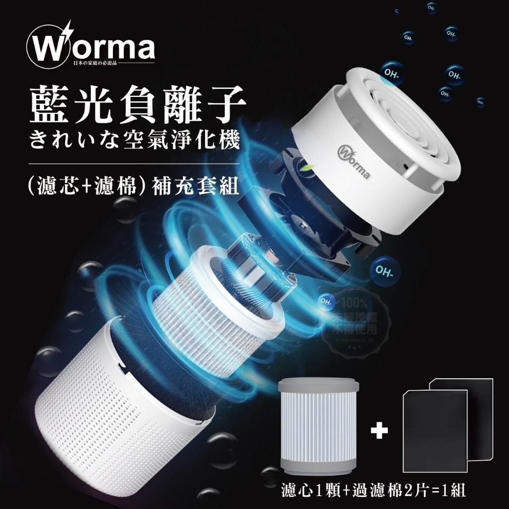 Worma 藍光負離子空氣清淨淨化機補充套組